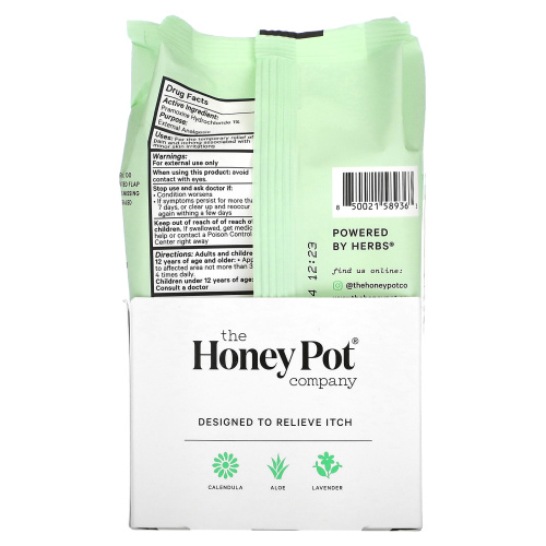 The Honey Pot Company, Anti-Itch Soothing Wipes , 30 Count фото 4