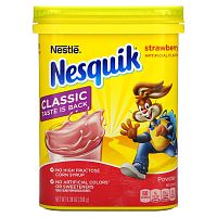 Nesquik, Nestle, порошок, клубника, 266 г (9,38 унции)