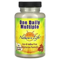 Nature&#x27;s Life, One Daily Multiple, 60 Vegetarian Capsules