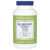 The Vitamin Shoppe, Bilberry Extract, 120 mg, 240 Capsules (60 mg Per Capsule)