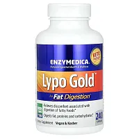 Enzymedica, Lypo Gold, For Fat Digestion, 240 Capsules