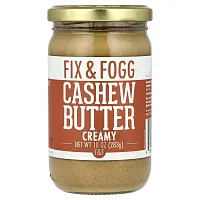 Fix &amp; Fogg, Cashew Butter, Creamy, 10 oz (283 g)