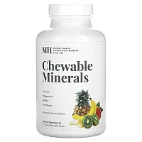 Michael&#x27;s Naturopathic, Chewable Minerals, Natural Fruit Punch, 90 Chewable Vegan Wafers