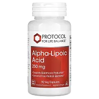 Protocol for Life Balance, Alpha-Lipoic Acid, 250 mg, 90 Veg Capsules