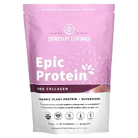 Sprout Living, Epic Protein, Organic Plant Protein + Superfoods, Pro Collagen, 0.7 lb (336 g)