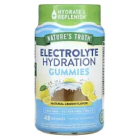 Nature&#x27;s Truth, Electrolyte Hydration Gummies, Natural Lemon, 48 Gummies