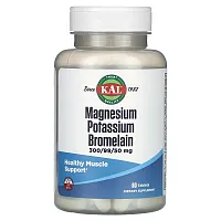 KAL, Magnesium Potassium Bromelain, 60 Tablets