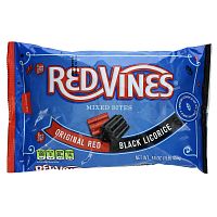 Red Vines, Mixed Bites, оригинальная красная и черная солодка, 454 г (16 унций)