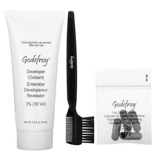 Godefroy, 28 Day Touch Ups, Dark Brown, 4 Application Kit фото 3