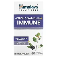 Himalaya, Ashwagandha + Immune , 60 Vegan Capsules