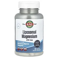 KAL, Liposomal Magnesium , 210 mg , 60 VegCaps