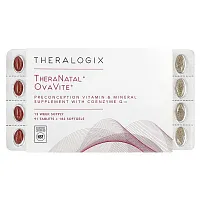 Theralogix, TheraNatal, OvaVite, 91 Tablets + 182 Softgels