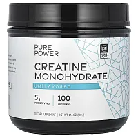 Dr. Mercola, Pure Power, Creatine Monohydrate, Unflavored, 17.6 oz (500 g)