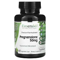 Emerald Laboratories, Pregnenolone, 50 mg, 60 Vegetable Caps