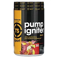 Top Secret Nutrition, Sport, Pump Igniter, Black, Ultra Performing Pre-Workout, Fruit Punch, 15.8 oz (450 g)