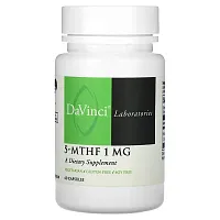 DaVinci Laboratories of Vermont, 5-MTHF , 1 mg, 60 Capsules