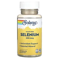 Solaray, Selenium, 200 mcg, 90 VegCaps