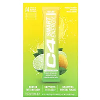 Cellucor, C4 Smart Energy Drink Mix, Yuzu Lime, 14 Stick Packs, 0.14 oz (3.9 g) Each