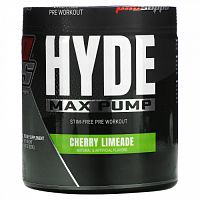 ProSupps, Hyde Max Pump, предтренировочный комплекс без стимуляторов, вишневый лаймад, 280 г (9,87 унции)