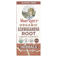 MaryRuth&#x27;s, Organic Ashwagandha Root Liquid Extract, Alcohol Free, 590 mg, 1 fl oz (30 ml)