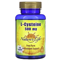 Nature&#x27;s Life, L-Cysteine, 500 mg, 100 Capsules