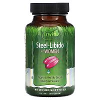 Irwin Naturals, Steel-Libido For Women, 48 Liquid Soft-Gels