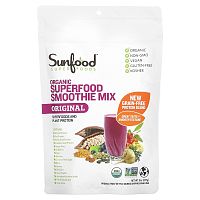 Sunfood, Сырая органическая смесь суперпродуктов для смузи, 227 г (8 унций)