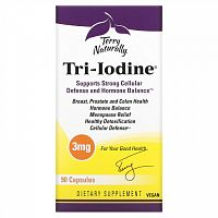 Terry Naturally, Tri-Iodine, 3 мг, 90 капсул