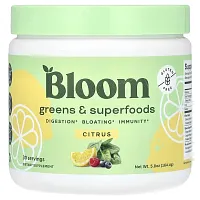 Bloom, Greens &amp; Superfoods, Citrus, 5.8 oz (164.4 g)