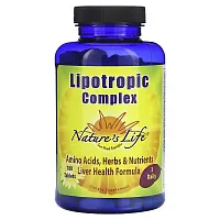 Nature&#x27;s Life, Lipotropic Complex, 180 Tablets