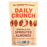 Daily Crunch, Пророщенный миндаль, острый по Нэшвиллу, 141 г (5 унций)