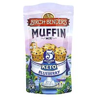 Birch Benders, Muffin Mix, кето, голубика, 227 г (8 унций)