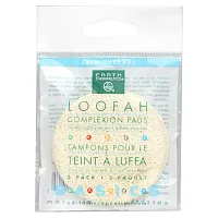 Earth Therapeutics, Basics, Loofah Complexion Pads, 3 Pads