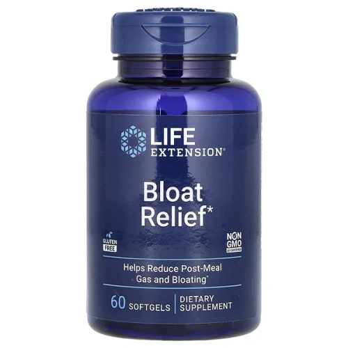 Life Extension, Bloat Relief, 60 Softgels