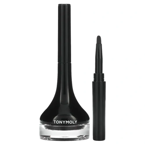 TonyMoly, Back Gel Eyeliner, 01 Black, 4 g