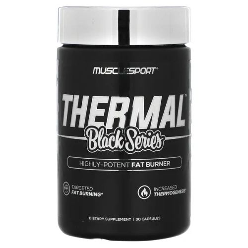 MuscleSport, Black Series, Thermal, 30 Capsules