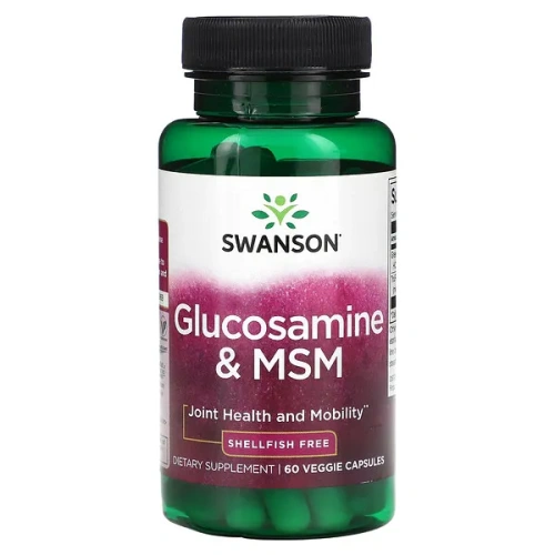 Swanson, Glucosamine &amp; MSM, 60 Veggie Capsules