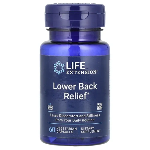 Life Extension, Lower Back Relief , 60 Vegetarian Capsules