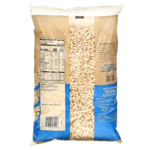 Arrowhead Mills, Puffed Rice Cereal, 6 oz (170 g) фото 2