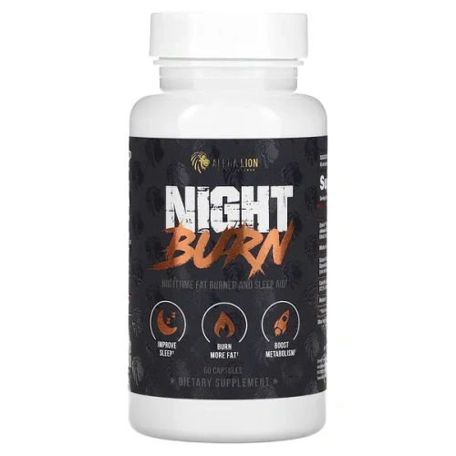 ALPHA LION, Night Burn, 60 Capsules