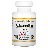 California Gold Nutrition, Astaxanthin, Astalif Pure Icelandic, 12 mg, 120 Veggie Softgels