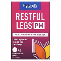 Hyland's, Restful Legs PM, 50 быстрорастворимых таблеток