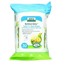 Aleva Naturals, Bamboo Baby, Tooth &#x27;n&#x27; Gum Wipes, 30 Wipes