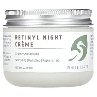 White Egret Personal Care, Retinyl Night Cream, 2 fl oz (59 ml)