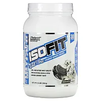 Nutrex Research, IsoFit, Premium Dessert Isolate, Cookies &amp; Cream, 2.3 lbs (1,041 g)