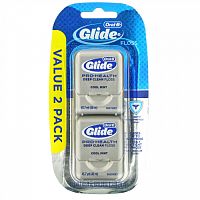 Oral-B, Glide, Pro-Health, Deep Clean Floss, Cool Mint, 2 Pack, 43.7 yd (40 m) Each