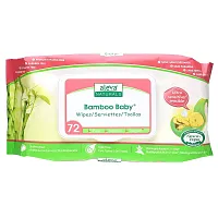 Aleva Naturals, Bamboo Baby Wipes, Ultra Sensitive, 72 Wipes