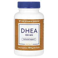 The Vitamin Shoppe, DHEA, 100 mg, 120 Vegetable Capsules