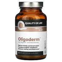 Quality of Life, Oligoderm with Oligonol and Niacinamide, 60 VegiCaps