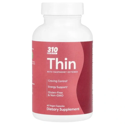 310 Nutrition, Thin With Raspberry Ketones, 60 Vegan Capsules